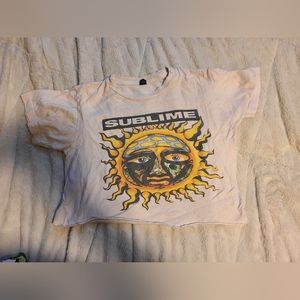 Vintage sublime crop top